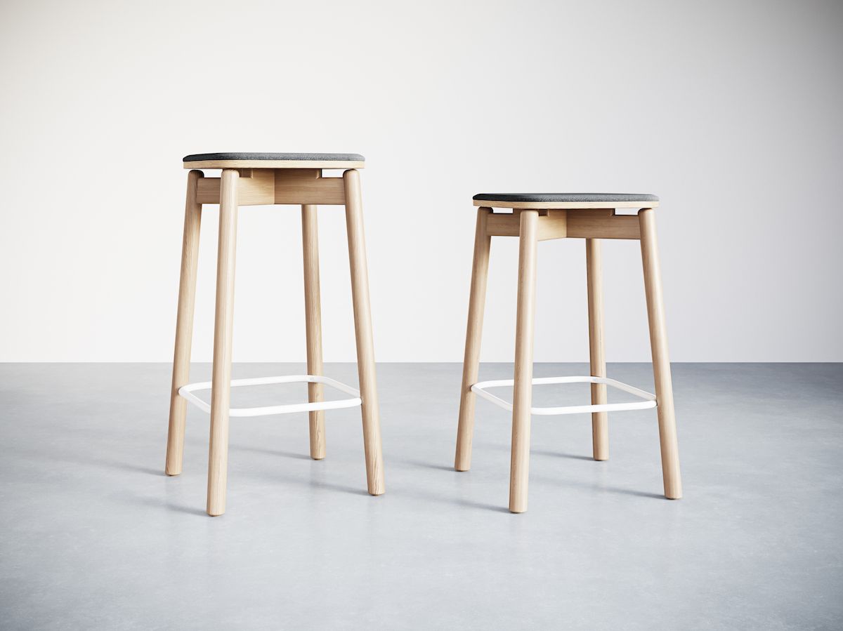 8-3.Jasny Stool 650&750H Upholstered. Lineup
